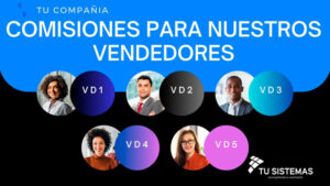 comisiones para nuestros vendedores